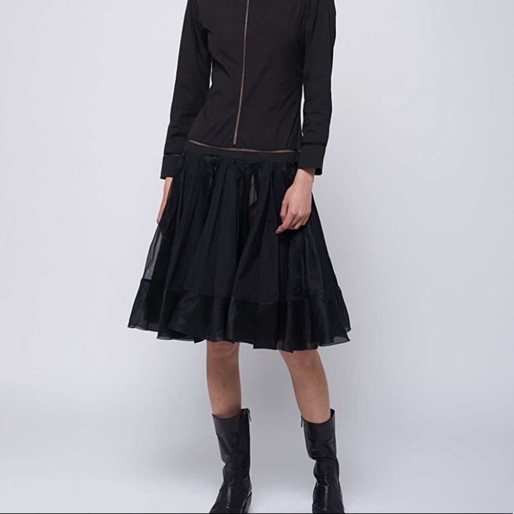 Vintage Jean Paul Gaultier Paris Plisse skirt NWT
